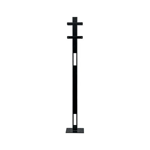 EVEC MOUNTING POST FOR 2X WALL MOUNT CHARGER STEEL BLACK DCP