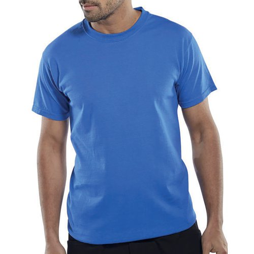 BEESWIFT CLICK HEAVYWEIGHT COTTON T-SHIRT ROYAL BLUE M CLCTS