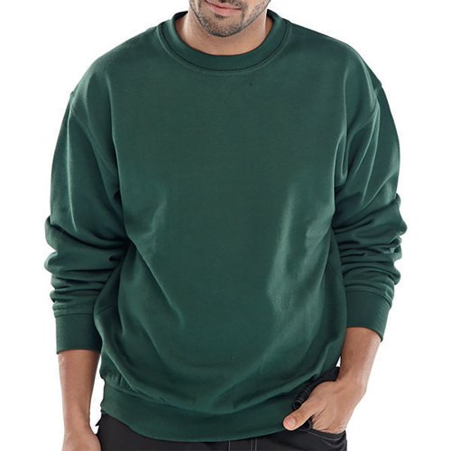 BEESWIFT CLICK POLYCOTTON SWEATSHIRT BOTTLE GREEN 2XL CLPCSB