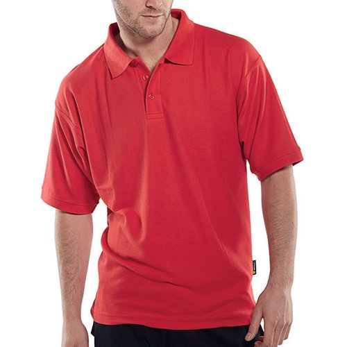BEESWIFT CLICK SHORT SLEEVE POLO SHIRT RED 2XL CLPKSRE2XL