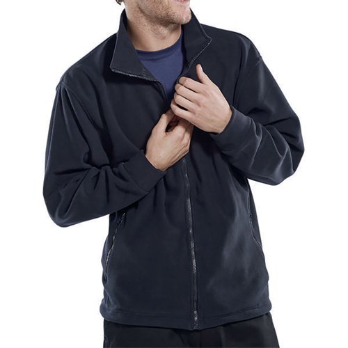 BEESWIFT STANDARD FULL ZIP FLEECE JACKET NAVY BLUE 3XL FLJN3