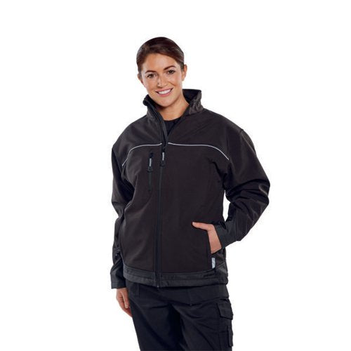 BEESWIFT SOFT SHELL JACKET BLACK XL SSJBLXL