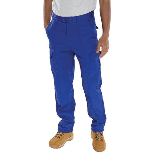 BEESWIFT SUPER CLICK DRIVERS TROUSERS ROYAL BLUE 38 PCTHWR38