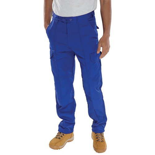 BEESWIFT SUPER CLICK DRIVERS TROUSERS ROYAL BLUE 44 PCTHWR44