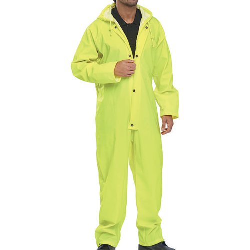 BEESWIFT SUPER B-DRI PU COVERALL SATURN YELLOW L SBDCSYL