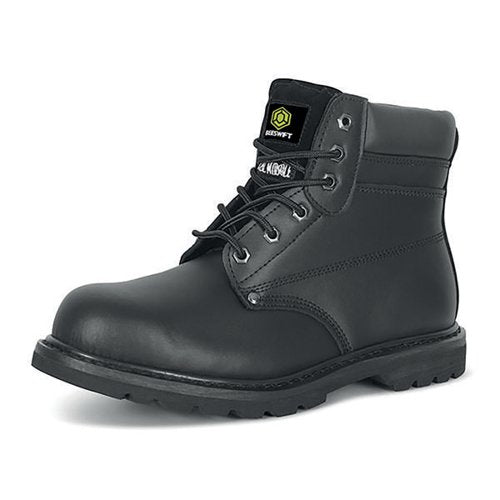 BEESWIFT CLICK GOODYEAR WELTED 6 INCH BOOTS 1PR BLACK 12 GWB
