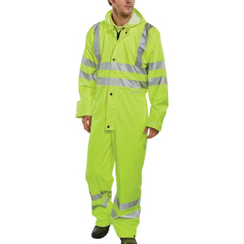 BEESWIFT SUPER B-DRI PU BREATHABLE COVERALL SATURN YELLOW L