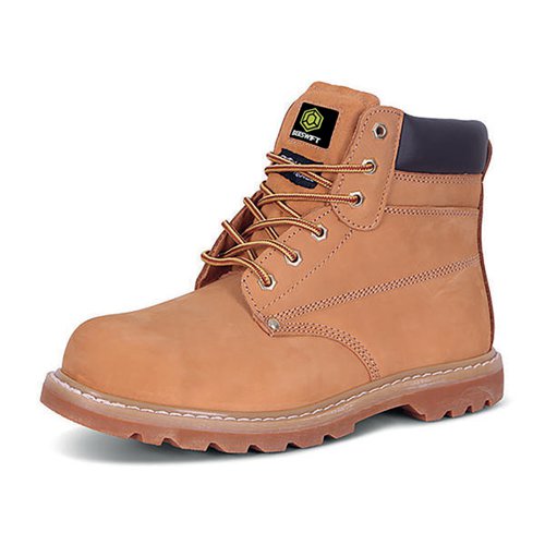 BEESWIFT CLICK GOODYEAR WELTED 6 INCH BOOTS 1PR NUBUCK 7 GWB