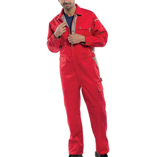 BEESWIFT CLICK PREMIUM BOILERSUIT RED 46 CPCRE46