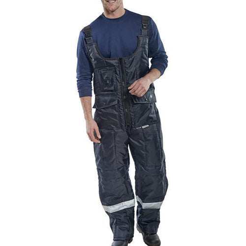 BEESWIFT COLDSTAR FREEZER BIB TROUSER NAVY BLUE XL CCFBTNXL