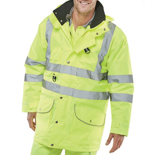 BEESWIFT ELSENER 7IN1 HI VIS JACKET SATURN YELLOW 4XL 7IN1SY
