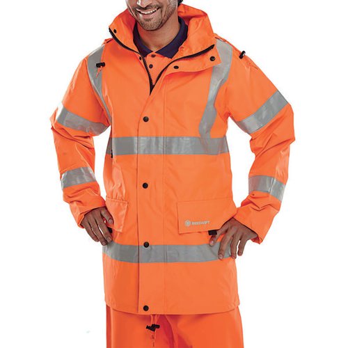 BEESWIFT JUBILEE HIGH VISIBILITY JACKET ORANGE L JJORL
