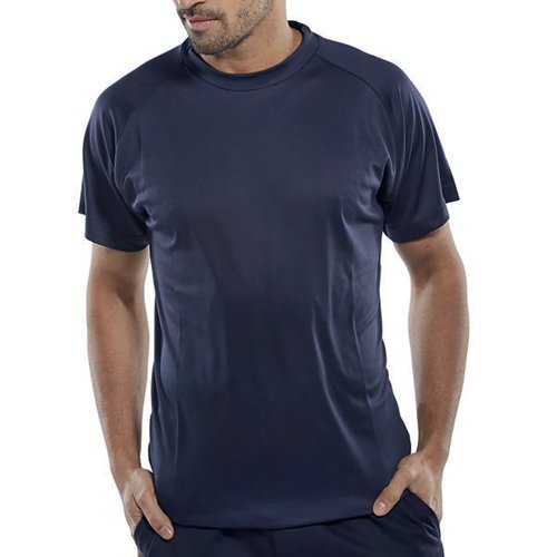 BEESWIFT LIGHTWEIGHT T-SHIRT NAVY SIZE 2XL BCTSN2XL