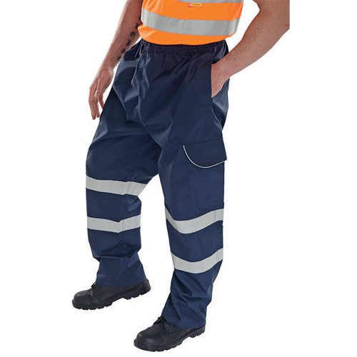 BEESWIFT OVER TROUSERS NAVY BLUE 5XL BD118N5XL
