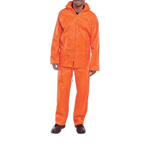 BEESWIFT NYLON B-DRI WEATHERPROOF SUIT ORANGE 3XL NBDSOR3XL