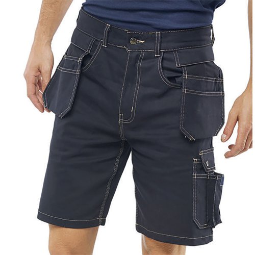 BEESWIFT GRANTHAM MULTIPURPOSE POCKET SHORTS NAVY BLUE 44 GM