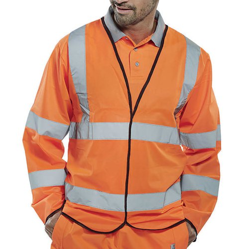 BEESWIFT HIGH VISIBILITY LONG SLEEVE JERKIN ORANGE S PKJENGO