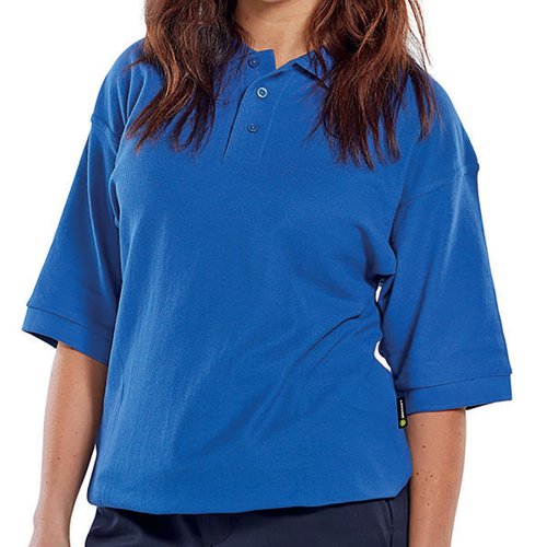 BEESWIFT CLICK SHORT SLEEVE POLO SHIRT ROYAL BLUE XS CLPKSRX