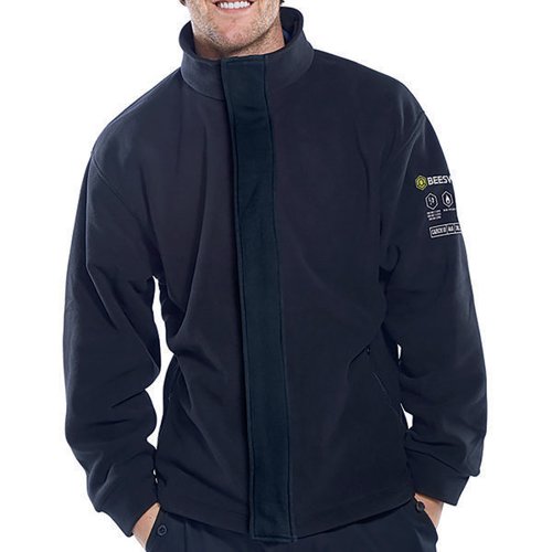 BEESWIFT ARC COMPLIANT FLEECE JACKET NAVY BLUE 3XL CARC910N3