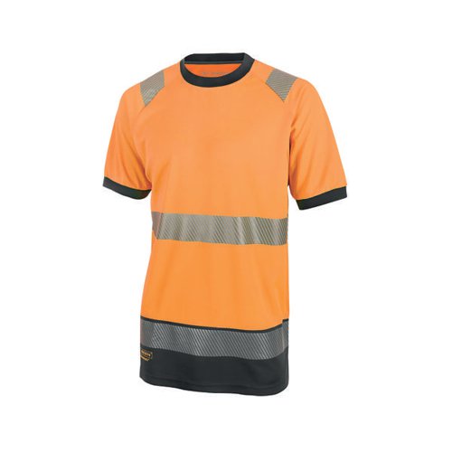 BEESWIFT HIGH VISIBILITY SHORT SLEEVE T-SHIRT ORANGE/BLACK 4