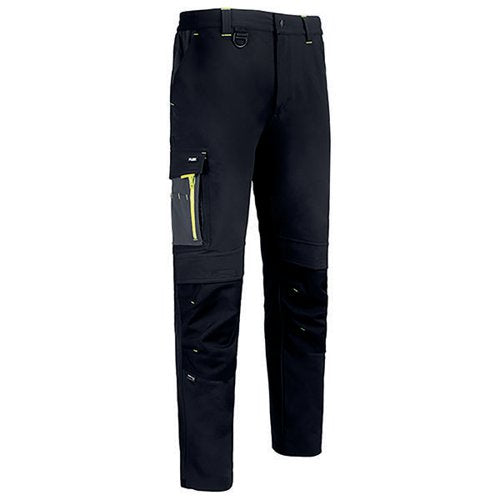 BEESWIFT FLEXWORKWEAR TROUSERS BLACK/GREY 38T SFTBLGY38T