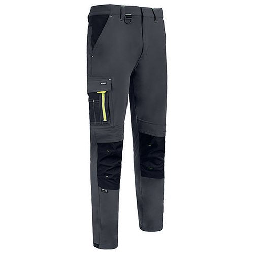 BEESWIFT FLEXWORKWEAR TROUSERS GREY/BLACK 28S SFTGYBL28S