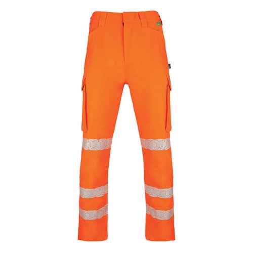 BEESWIFT ENVIROWEAR HIGH VISIBILITY TROUSERS ORANGE 40R EWCT