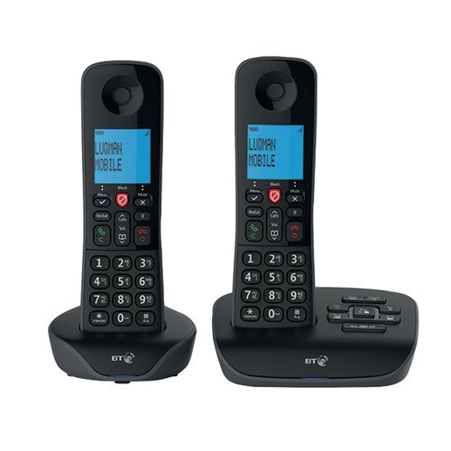 BT ESSENTIAL DECT TAM PHONE TWIN 90658
