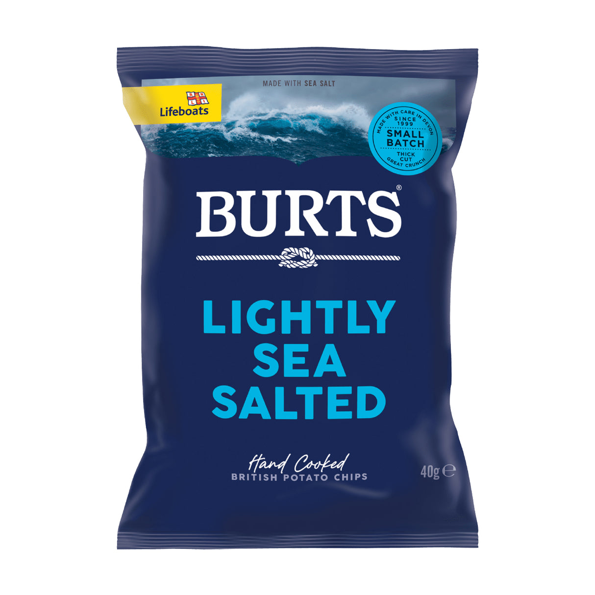 BURTS CHIPS SEA SALT CRISPS (40g) x 20