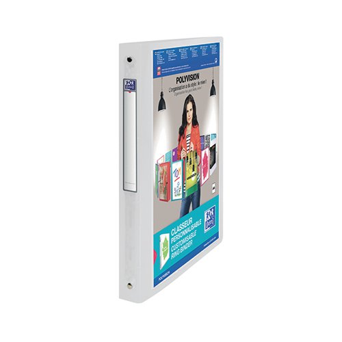 OXFORD POLYVISION A4 CLEAR PRESENTATION RING BINDER (12 PACK