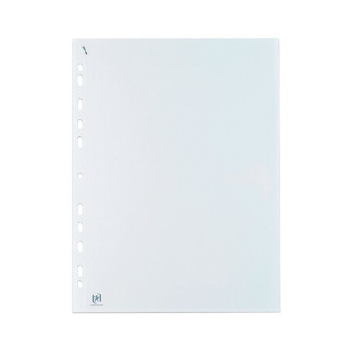 OXFORD QUICK IN PUNCHED POCKETS A4 CLEAR (PACK OF 100) 40001