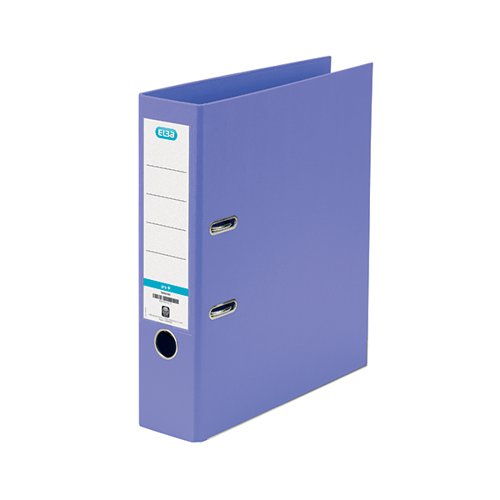 ELBA 70MM LEVER ARCH FILE PLASTIC A4 PURPLE 100202167