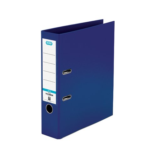 ELBA 70MM LEVER ARCH FILE PLASTIC A4 BLUE 100025926