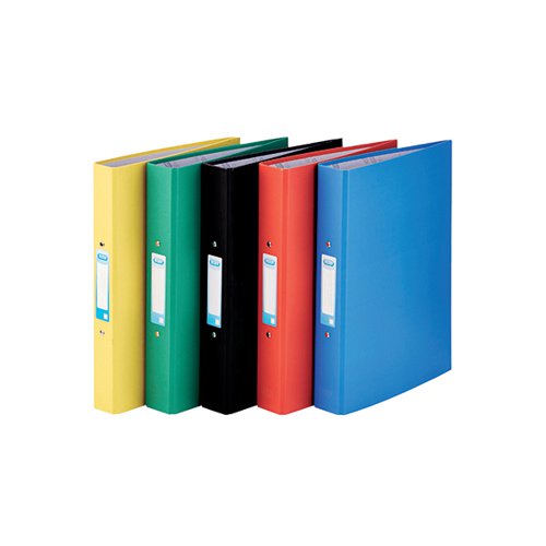 ELBA 25MM RING BINDER PAPER OVER BOARD A4 ASTD (10 PACK) 400