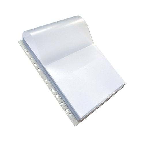 OXFORD EXPANDING PUNCH POCKET WITH FLAP A4 (10 PACK) 1000807