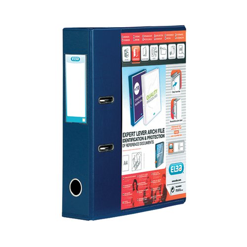 ELBA VISION 70MM LEVER ARCH FILE A4 BLUE 100082303