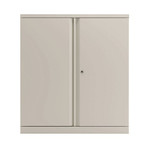 BISLEY 2 DOOR CUPBOARD EMPTY 914X470X1000MM CHALK WHITE KF78