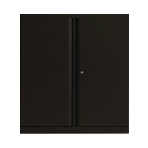 BISLEY 2 DOOR CUPBOARD EMPTY 914X470X1000MM BLACK KF78711
