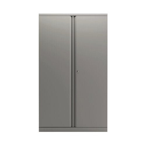 BISLEY 2 DOOR CUPBOARD EMPTY 935X480X1575MM GOOSE GREY KF787