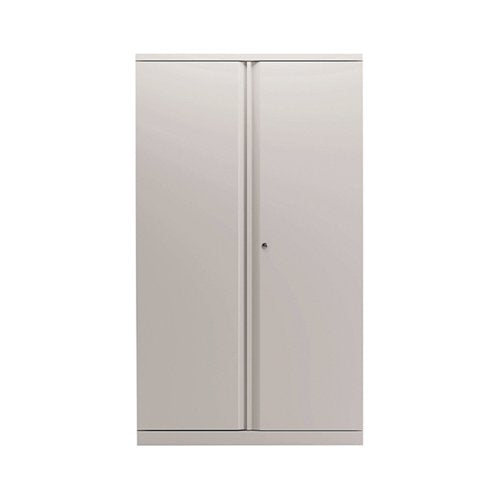 BISLEY 2 DOOR CUPBOARD EMPTY 914X470X1570MM CHALK WHITE KF78