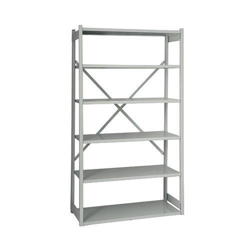 BISLEY SHELVING STARTER KIT 135X55X1842MM GREY BY838032