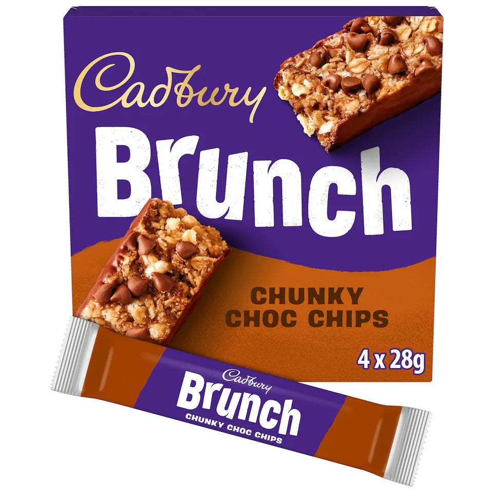 CADBURY CHOC CHIP BRUNCH BAR (28g) x 4