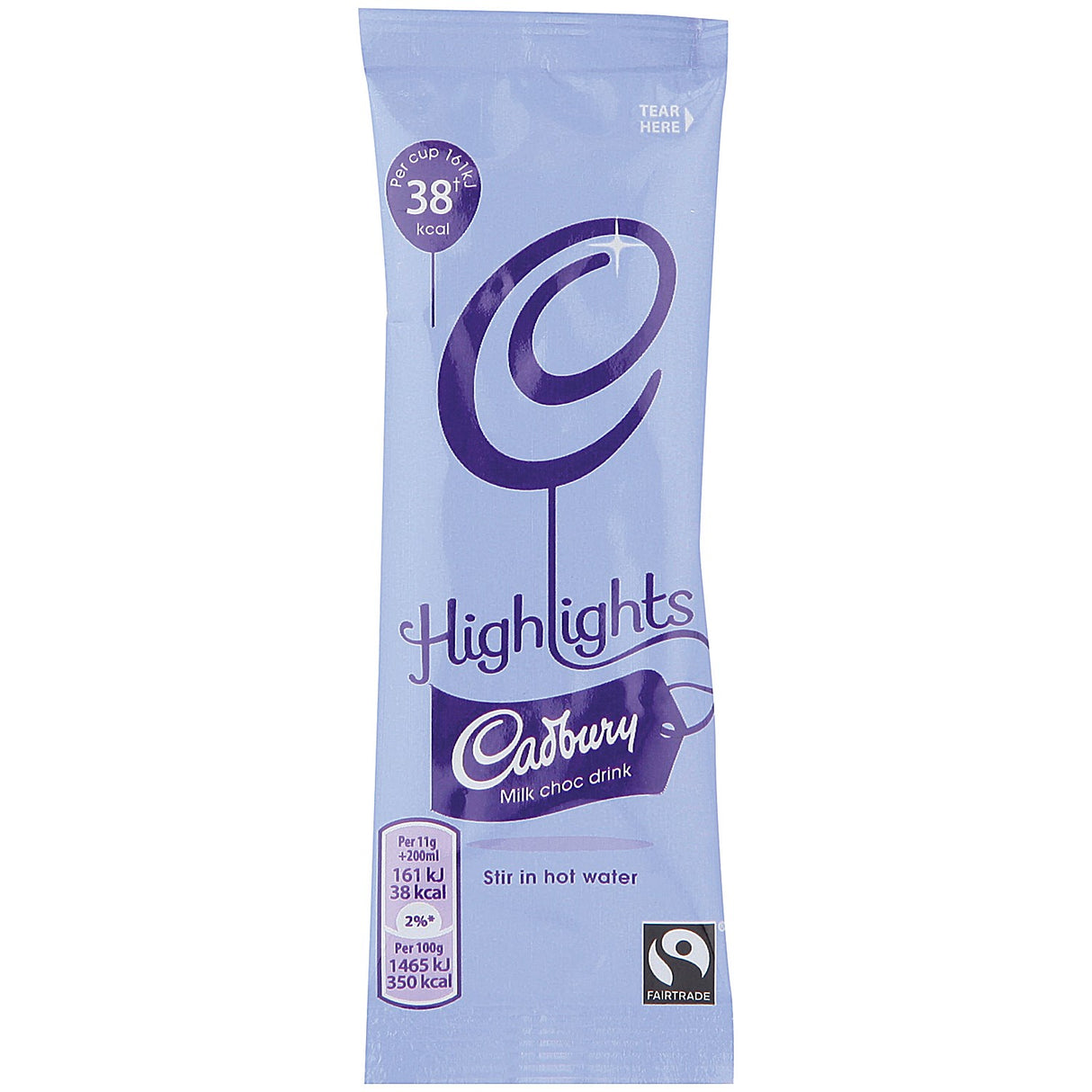 CADBURY HIGHLIGHTS HOT CHOCOLATE STICKS (11g) x 30