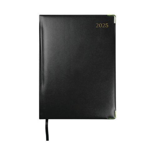 COLLINS MANAGER DIARY WEEK TO VIEW APPOINTMENT BLACK 2025 12