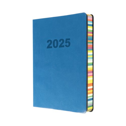 COLLINS EDGE RAINBOW A5 DIARY DAY PER PAGE WITH APPOINTMENTS