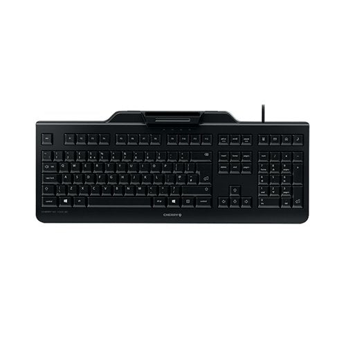 CHERRY KC 1000 SC CORDED SECURITY KEYBOARD WITH INTEGRATED S
