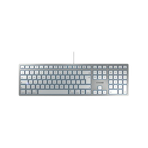CHERRY KC 6000 SLIM FOR MAC CORDED KEYBOARD SILVER/WHITE JK-