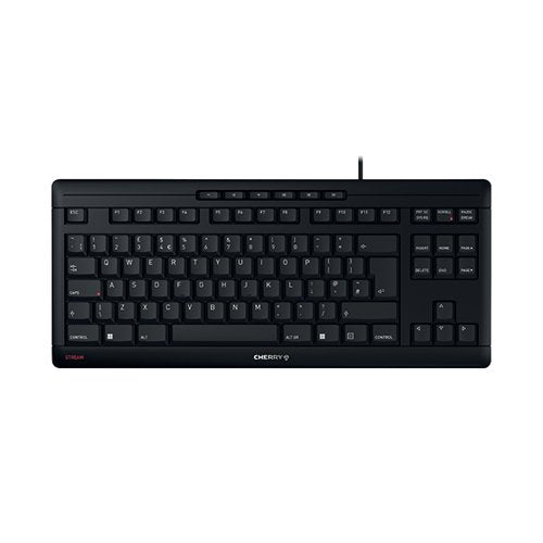CHERRY STREAM TKL USB WIRED KEYBOARD UK BLACK JK-8600GB-2