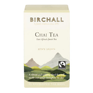 BIRCHALL TEA ENVELOPED CHAI TEA BAGS X 25