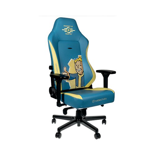 NOBLECHAIRS HERO GAMING CHAIR FALLOUT VAULT-TEC EDITION BLUE